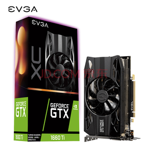 EVGA GeForce GTX1660Ti XC GAMING 显卡 6GB 1999元