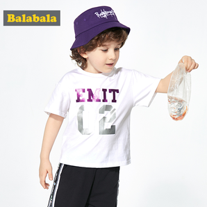 Balabala 巴拉巴拉 儿童印花短袖t恤 27.96元