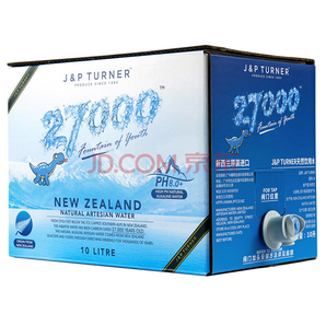 3日0点： 27000 忘岁泉 新西兰进口天然冰川水弱碱性水 10L 9.9元