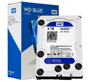 WD 西部数据 蓝盘 台式机硬盘 4TB（WD40EZRZ）