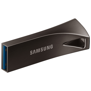 三星（SAMSUNG）128G 金属外壳五防 USB 3.1 BAR PLUS 深空灰 高速U盘 高速闪存盘 三星(SAMSUNG)U盘MUF-128BE4/CN