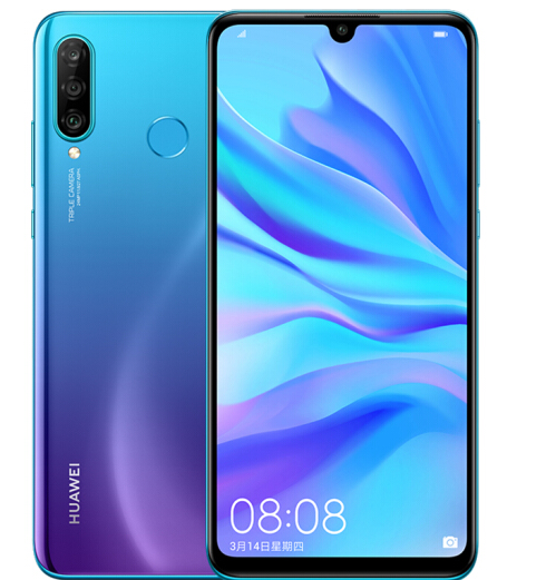 huawei华为nova4e智能手机全网通6gb128gb雀翎蓝