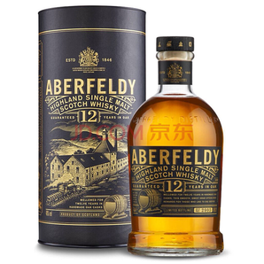 Aberfeldy 12 Year Old 艾柏迪12年 单一麦芽苏格兰威士忌700ml洋酒