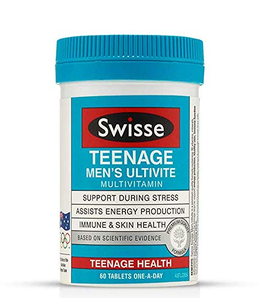 prime会员！SWISSE 男性青少年复合维生素片60片/瓶