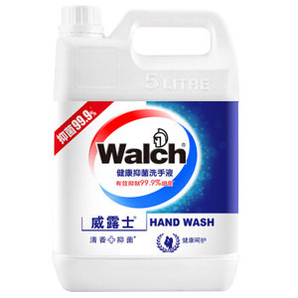 Walch 威露士 健康抑菌洗手液 5L *2件 105.84元包邮（合52.92元/件）