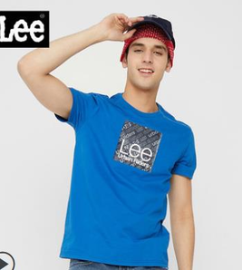 16日0点： Lee 李 L326503RX 男士纯棉短袖T恤 