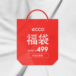 ECCO爱步男鞋 499元限量福袋 内含2双鞋