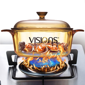 VISIONS 康宁 VS-12 晶彩透明锅 1.25L 89.1元包邮（1件9折）