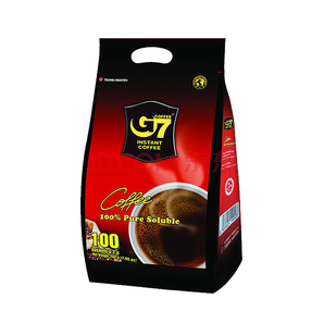 G7 中原 纯黑速溶咖啡 200g 100条/袋 