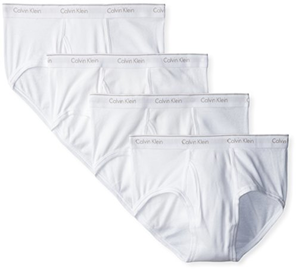 Calvin Klein 卡尔文·克莱恩 男式 纯棉经典基本款内裤 White Medium