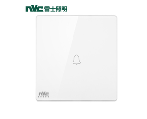 雷士（NVC） 开关插座面板 灵动系列 门铃开关 白色 1元