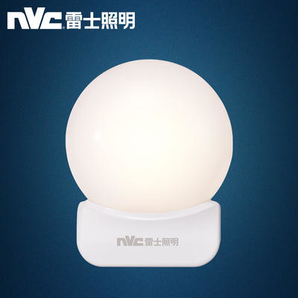 nvc-lighting 雷士照明 贝壳光感LED小夜灯 0.6w 9.9元包邮