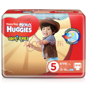 HUGGIES 好奇 女宝宝魔术成长裤 XL33片