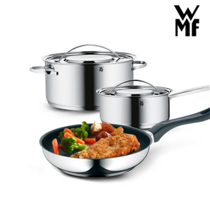 WMF 福腾宝 Gala Plus 不锈钢厨房锅具 3件套 399元包邮（需用券）