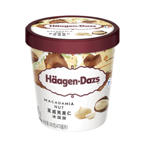 Häagen·Dazs 哈根达斯 夏威夷果仁口味 冰淇淋 392g 