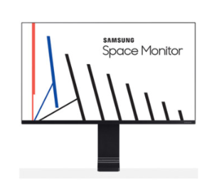 SAMSUNG 三星 Space Monitor S32R750UEC 31.5英寸 VA显示器（3840×2160、空气感支架、100% sRGB）