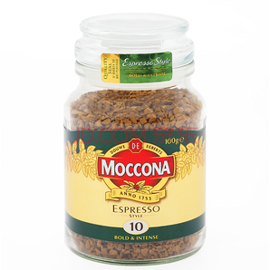 摩可纳 Moccona 进口纯咖啡粉 速溶黑咖啡 100g