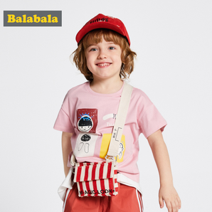 Balabala 巴拉巴拉 儿童涂鸦短袖T恤 27.96元
