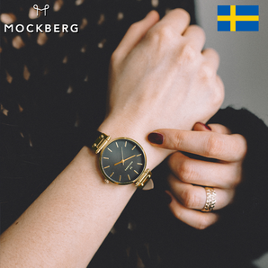 瑞典时尚品牌，Mockberg 新款 MO101 简约皮带时装手表399元包邮（需领券）
