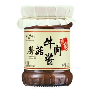 珠江桥牌 蘑菇牛肉酱 230g 