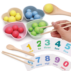 早教益智 儿童夹珠子游戏 学习用筷子
