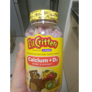 L'il Critters 丽贵 小熊糖 维生素D加钙150粒   到手约￥84.89