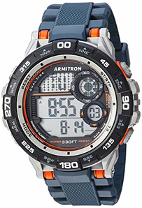 Armitron Sport 男士 40/8441NVY 蓝树脂表带手表 prime会员到手约166.9元