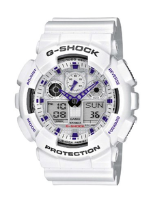 中亚Prime会员： CASIO 卡西欧 G-SHOCK GA-100A-7AER 男士双显运动手表 516.33元含税包邮