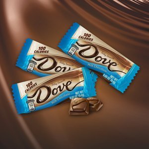 DOVE 100卡路里 牛奶丝滑巧克力 0.65oz.
