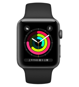 Apple 苹果 Watch Series 3智能手表 GPS款 38毫米 (黑色)