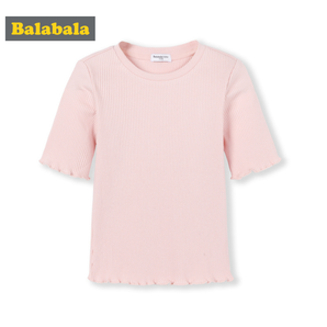 巴拉巴拉(balabala)婴童T恤  女童短袖T恤