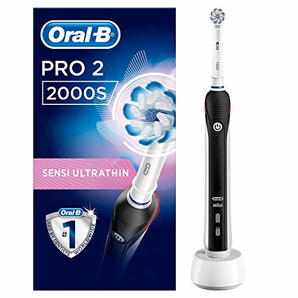 爆料有奖！Oral B 欧乐B Pro 2 2000S 敏感超细电动牙刷，可充电    含税到手约360元