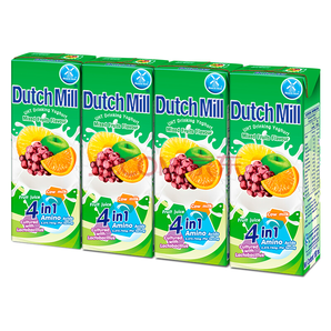Dutch Mill 达美 混合味酸奶饮品 180ml×4盒