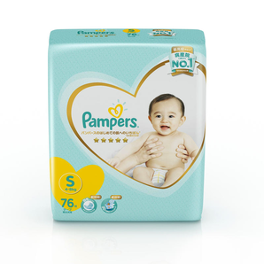 Pampers 帮宝适 一级系列 婴儿纸尿裤 S76片 *2件 150元（合75元/件）