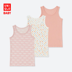 婴儿/幼儿 baby Scion网眼背心(3件装) 414204 优衣库UNIQLO