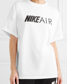 Nike - Air 印花纯棉平纹布 T 恤