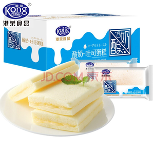 港荣蒸蛋糕乳酸吐司面包450g