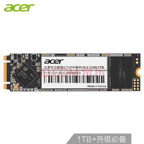 acer 宏碁 GT500M 1TB M.2 2280 SSD 固态硬盘 689元