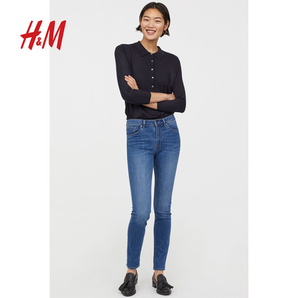 4日10点： H&M  女士弹力九分牛仔裤
