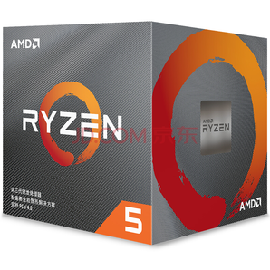 AMD 锐龙 Ryzen 5 3600X CPU处理器  