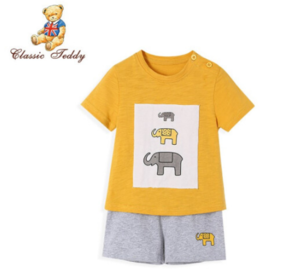 CLASSIC TEDDY 精典泰迪 儿童短袖t恤2件套