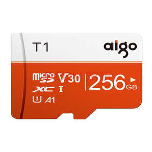 aigo 爱国者 T1高速版 TF(MicroSD)存储卡 256GB 169元包邮