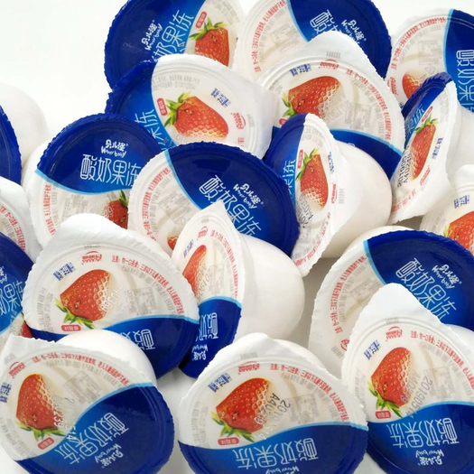 喜盈盈贝儿强酸奶果冻草莓味1000g129元包邮需用券