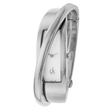 1件美境免邮！Calvin Klein 卡尔文·克雷恩 Feminine 系列 银色女士时装腕表 K2J23101