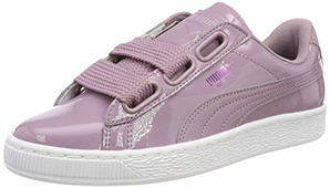 限UK6码：PUMA 女式篮心形 WN ' s 低帮运动鞋 Purple   prime会员到手约183.95元