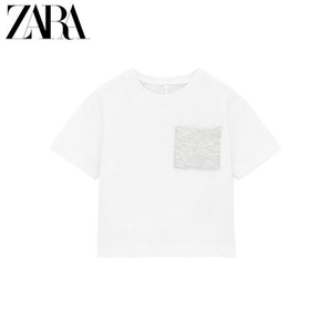 ZARA  夏装新款 男婴幼童 带口袋基本款 T 恤 