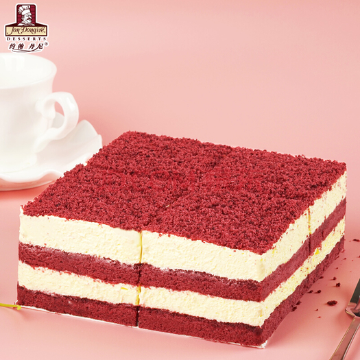 约翰丹尼咸奶油风味红丝绒蛋糕320g盒