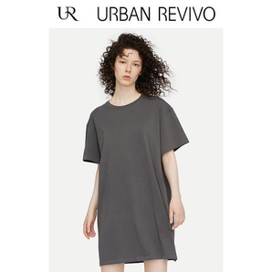 URBAN REVIVO WG29R7BE2000 女士T恤连衣裙