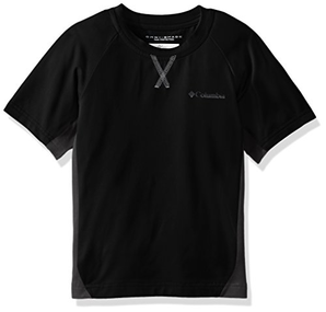 爆料有奖！Columbia 男孩 Silver Ridge 短袖 T 恤 XXS 黑色prime含税到手约56元