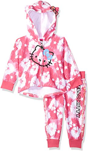 爆料有奖!Hello Kitty 女童 2 件套装饰套装 粉红色 24M码  prime含税到手约53元
